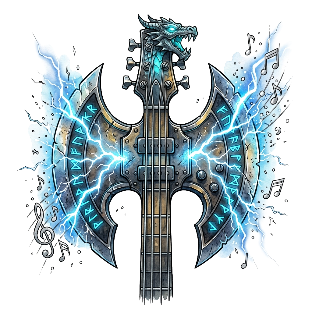 Lighting Axe Clipart