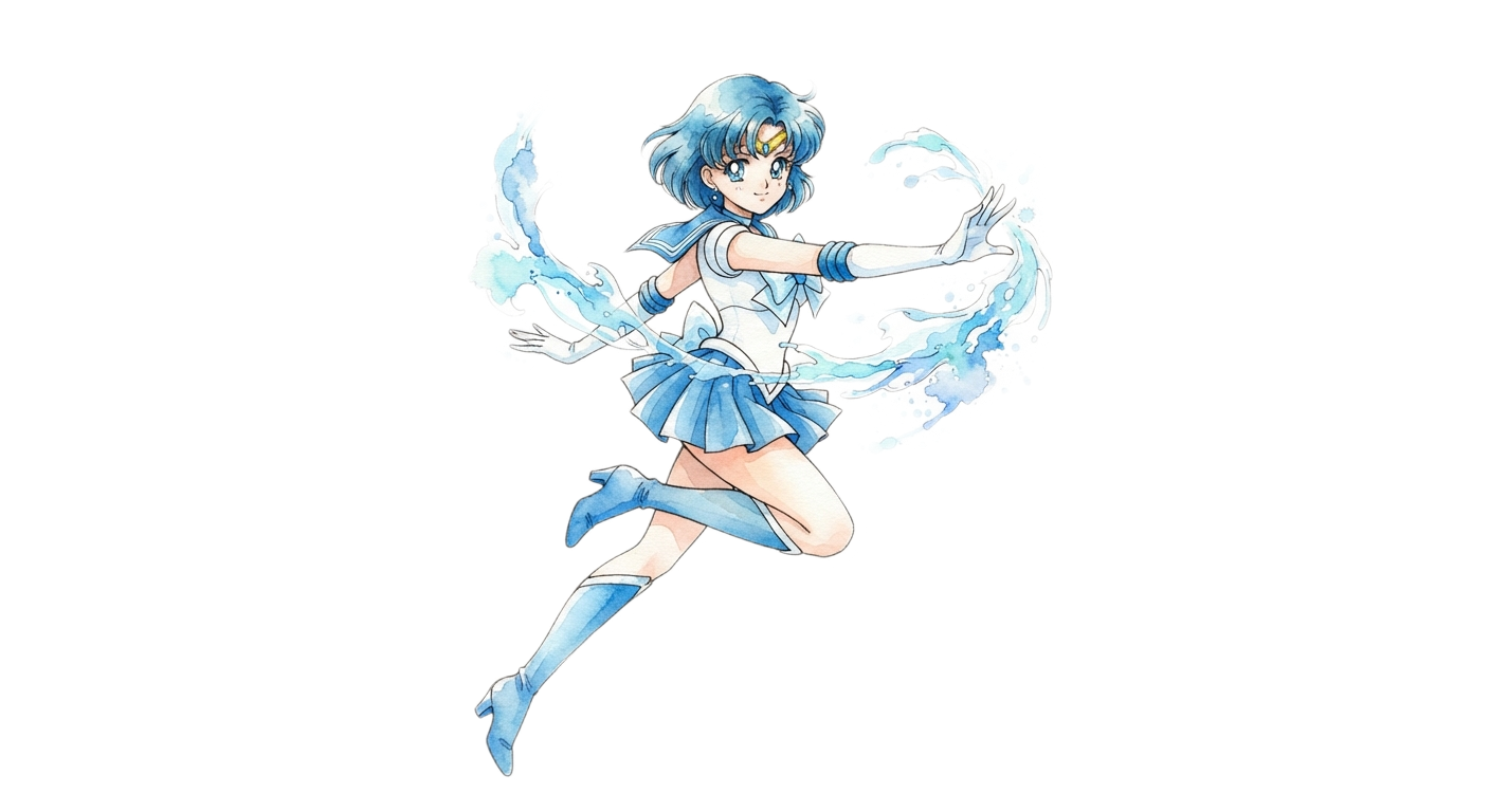 Sailor Mercury Clipart